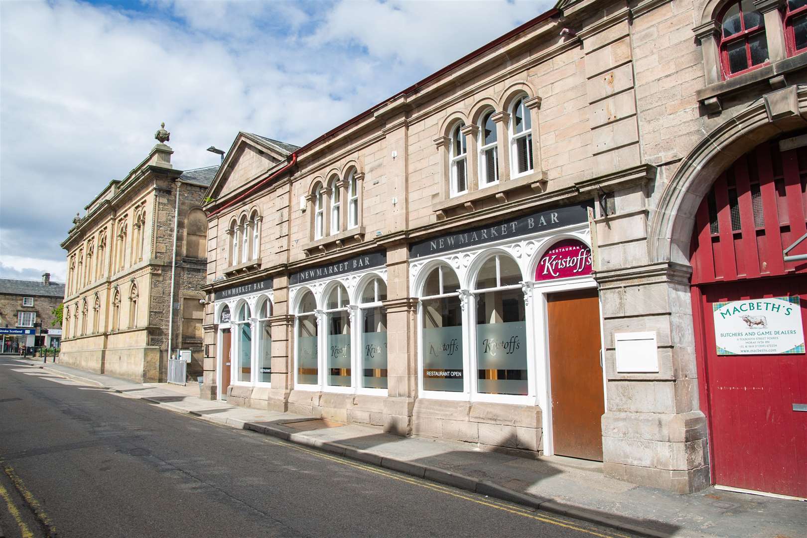 Kristoff's Bar and Restaurant, on Tolbooth Street in Forres, has closed...Picture: Daniel Forsyth..