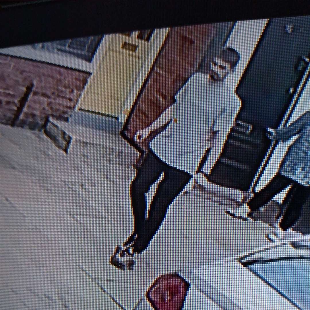 CCTV image from 6.15pm on Thursday of a man police are seeking to identify over the death of nine-year-old Lilia Valutyte (Lincolnshire Police/PA)