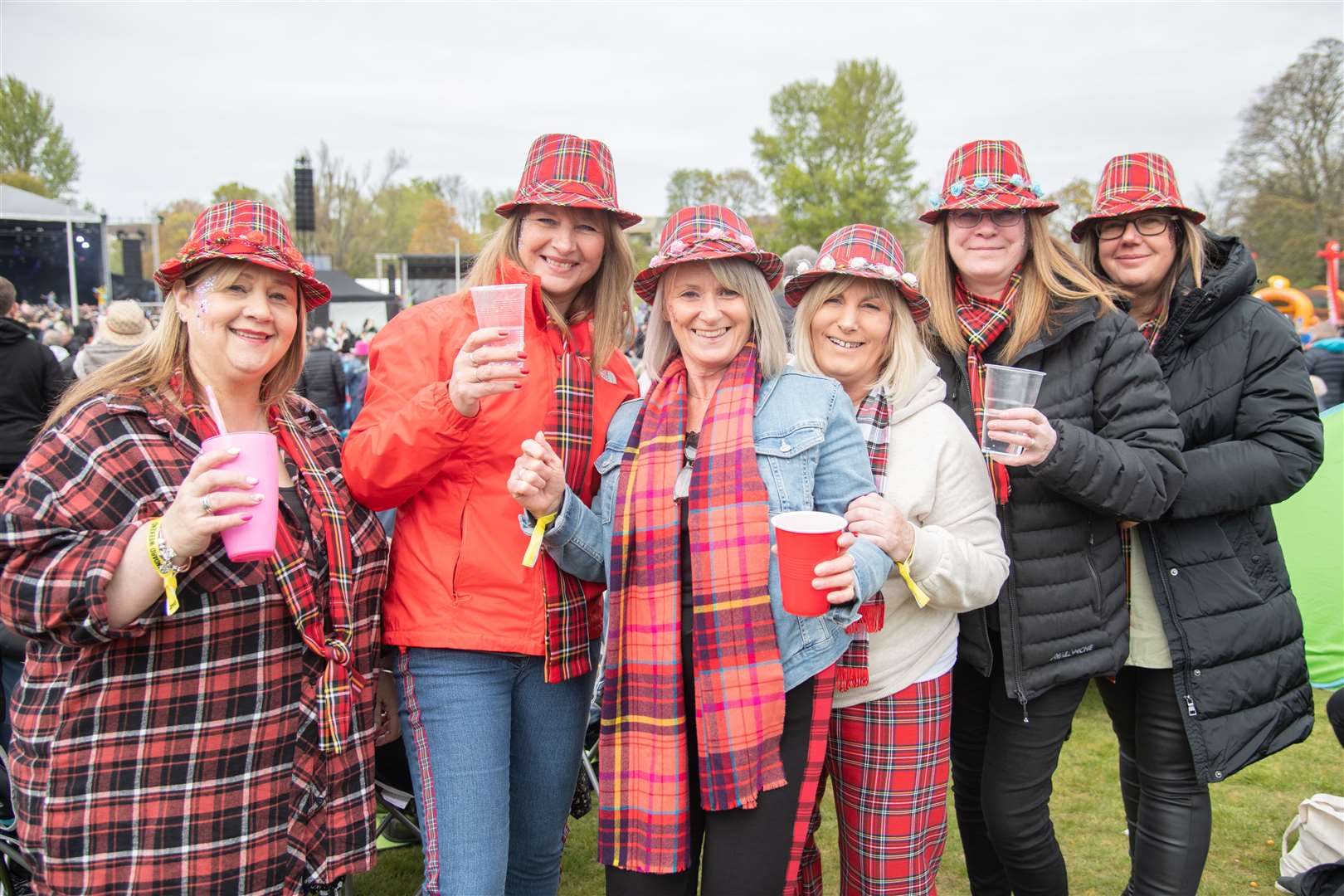 Awaiting the Bay City Rollers...2023 MacMoray Music Festival, held at Cooper Park, Elgin. ..Picture: Daniel Forsyth..