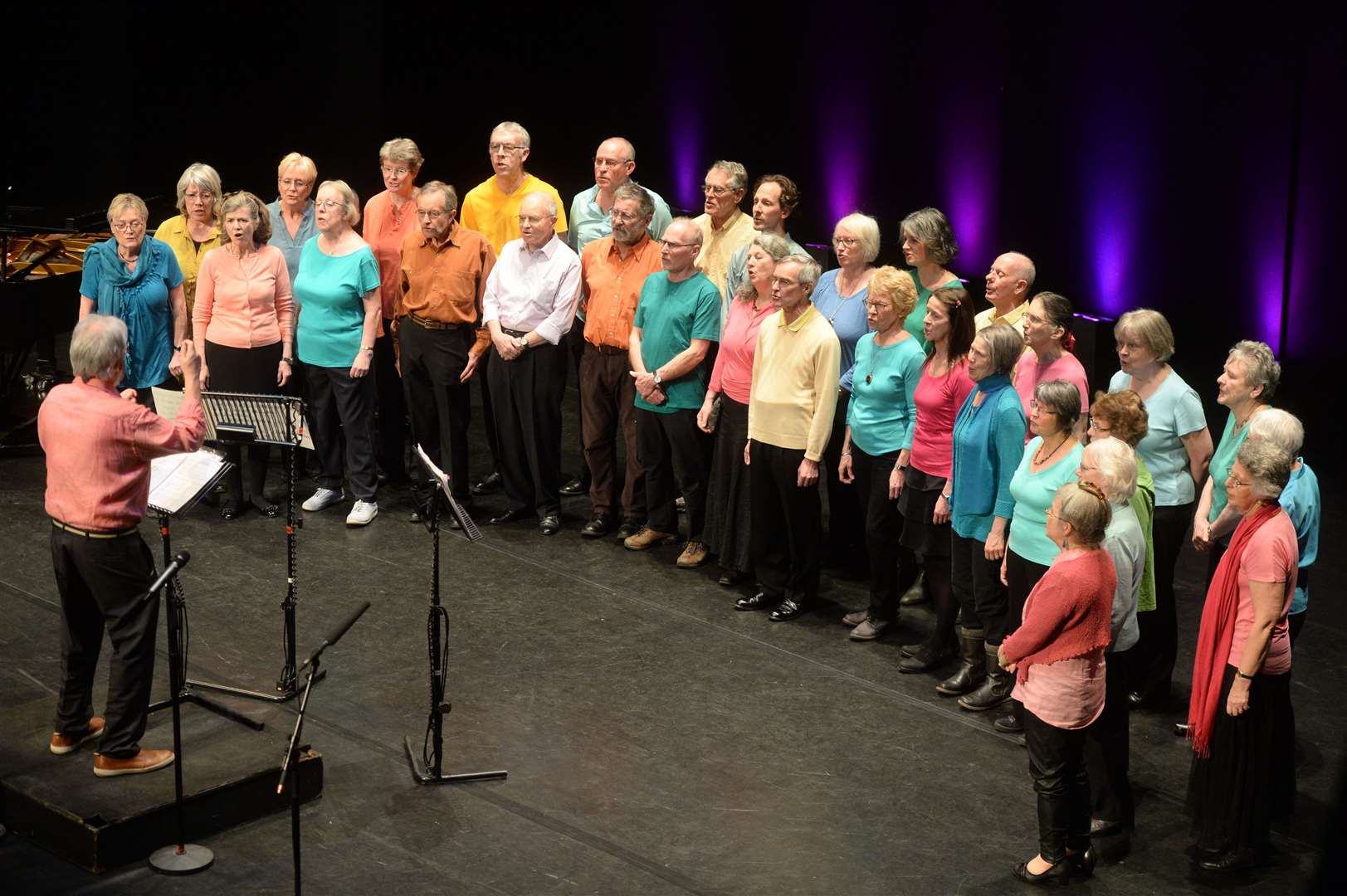 The choir during the 2019 Inverness Music festival at Eden Court Theatre.
