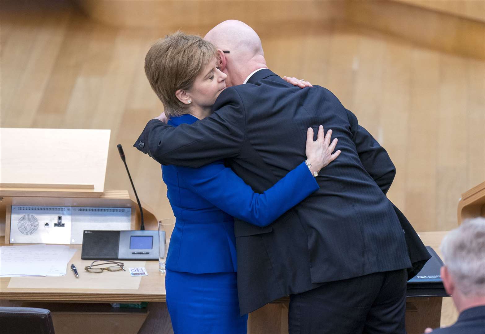 Scottish Government heavyweights Nicola Sturgeon and John Swinney are now on the SNP backbenches (Jane Barlow/PA)