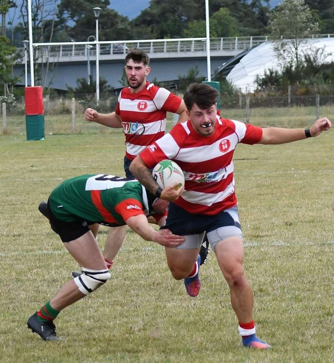 In action for Moray.