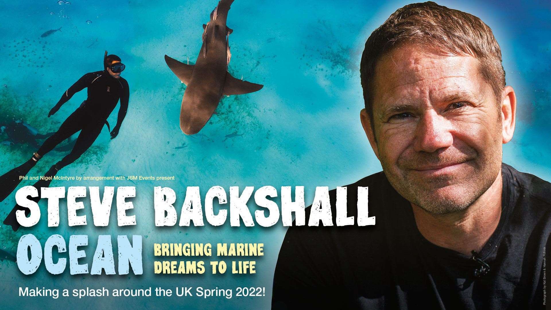 Wildlife presenter Steve Backshall is set to come to the Music Hall next spring.
