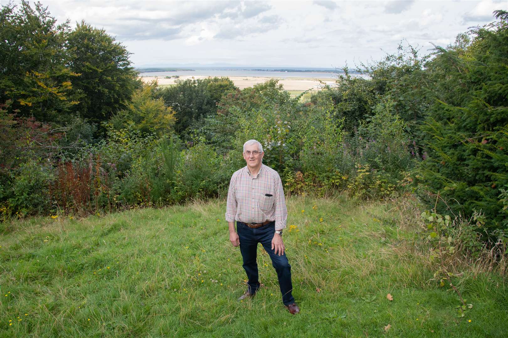Graham Murdoch has been working with the Green Spaces User Group on Cluny Hill’s future. Picture: Daniel Forsyth