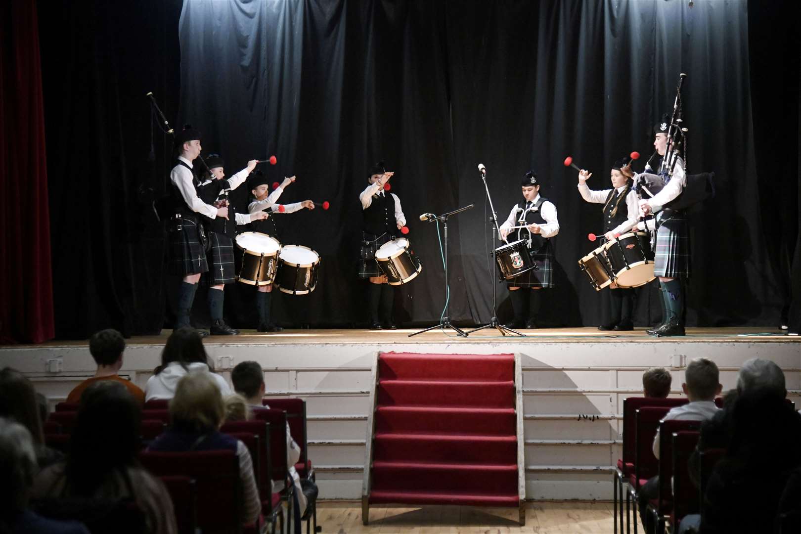 Forres Pipe Band opening the event last year. Picture: Beth Taylor