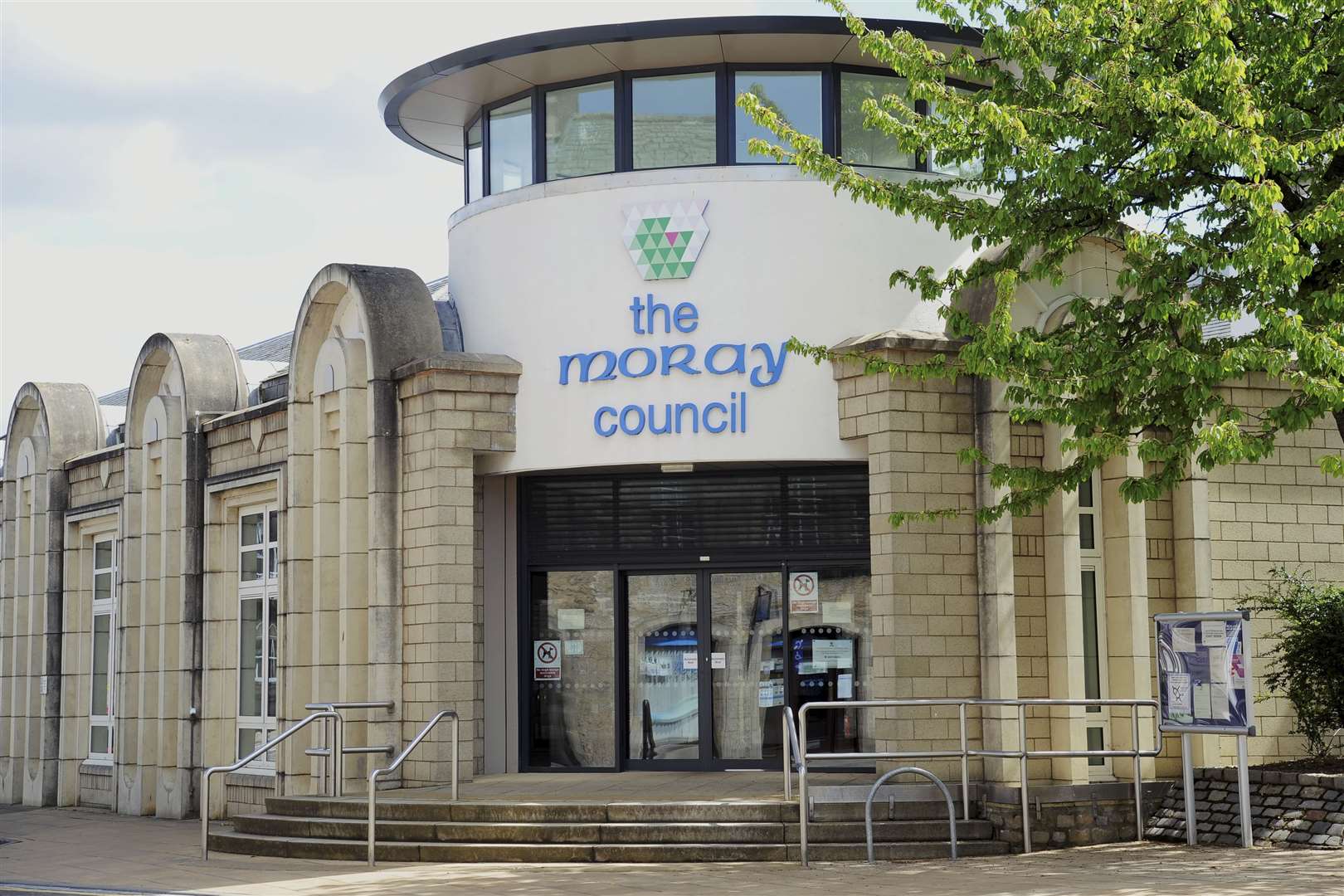 The Moray Council annexe on Elgin High Street. Picture: Daniel Forsyth.