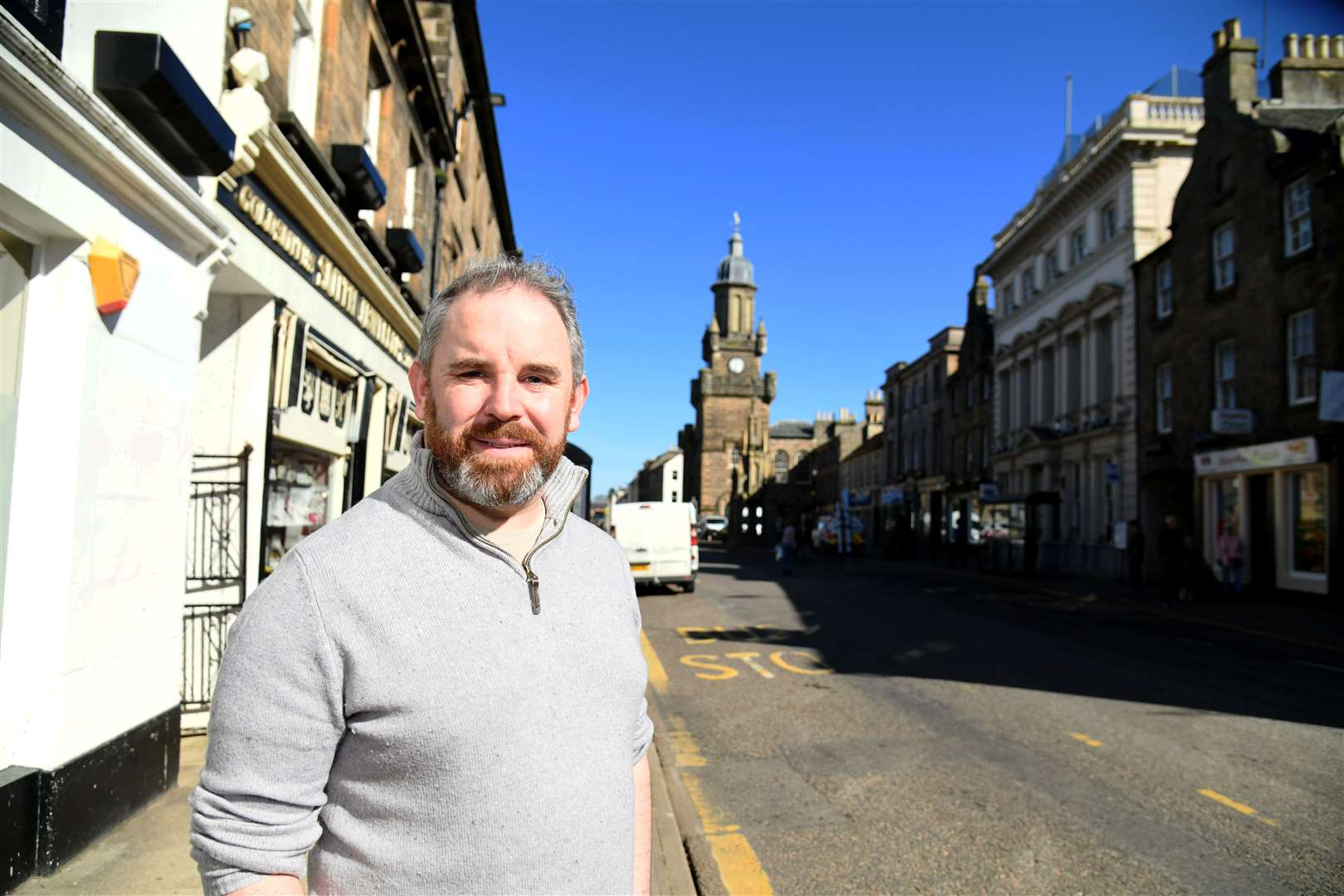 Local council candidate for Forres Scott Lawrence...Picture: Becky Saunderson..