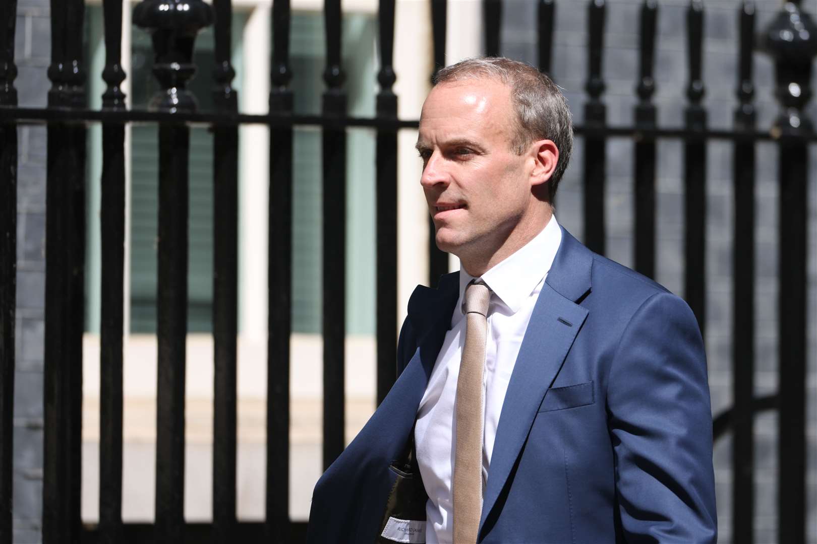 Mr Raab arrives for a cabinet meeting at 10 Downing Street, London (James Manning/PA)
