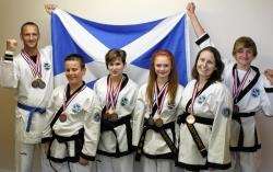 Forres martial artists flying the flag for Scotland