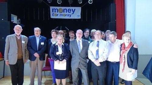 Moray’s participatory budgeting team will issue the available funding according to the wishes of the public.