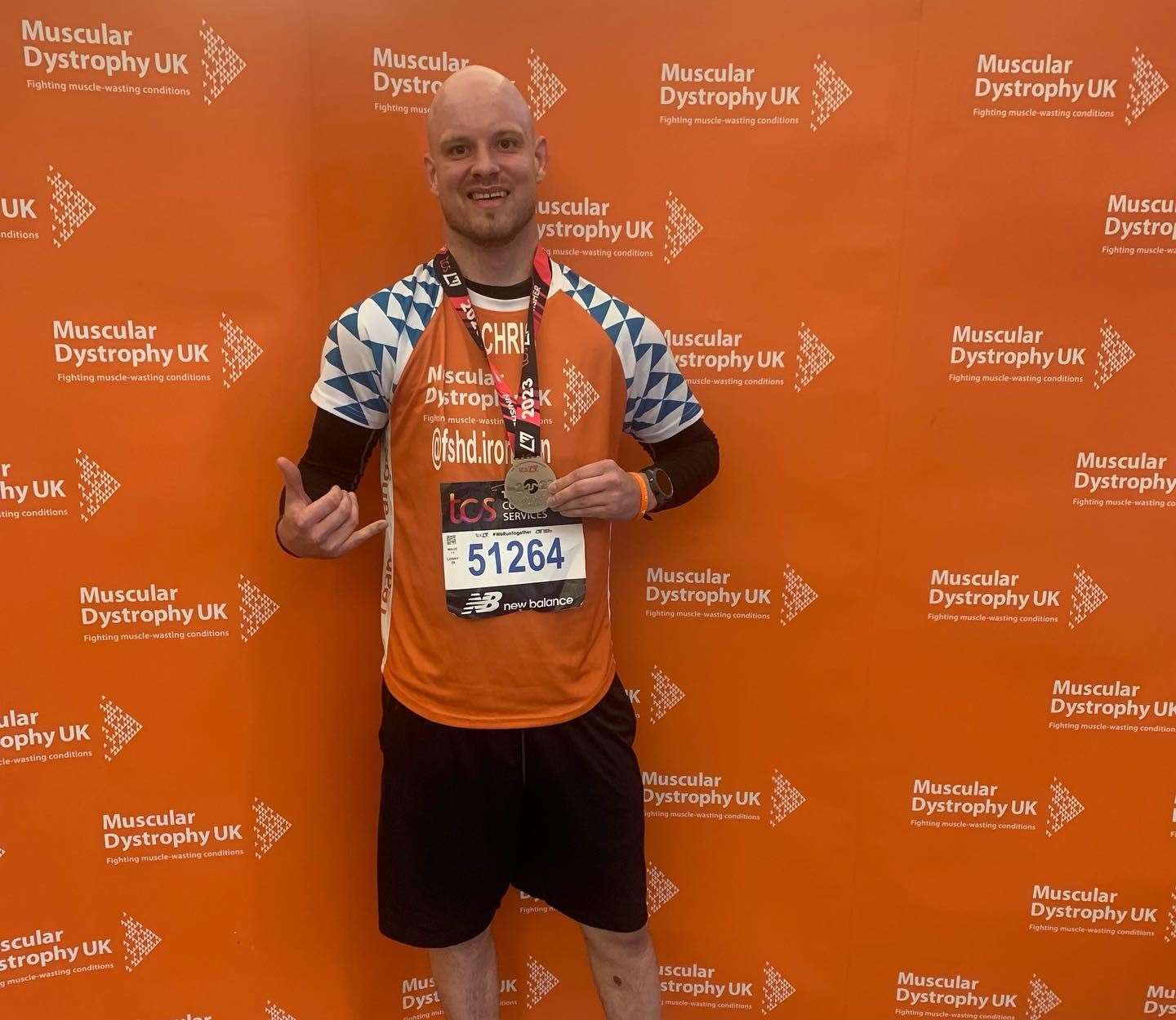 Chris Stennett, 30, who has a muscle-wasting condition, is taking on Ironman Austria to raise funds for Muscular Dystrophy UK (Chris Stennett/ PA)