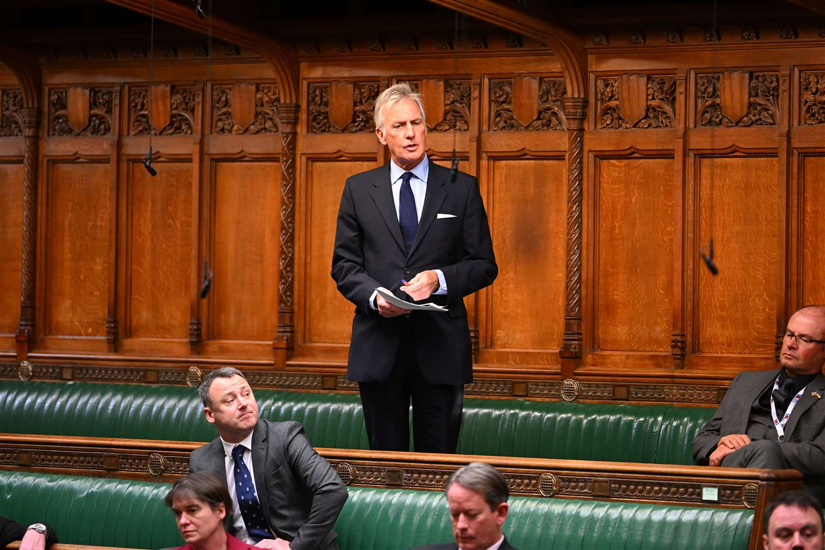 Conservative MP Richard Drax in the Commons (UK Parliament/Jessica Taylor/PA)