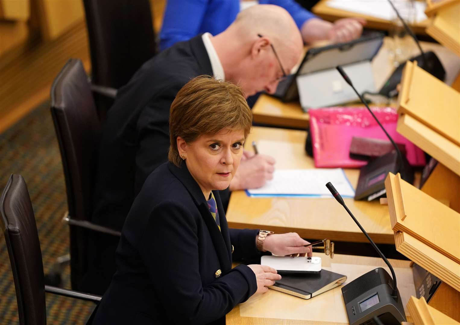 It was confirmed last week that former first minister Nicola Sturgeon had not submitted any messages from during the pandemic (Andrew Milligan/PA)