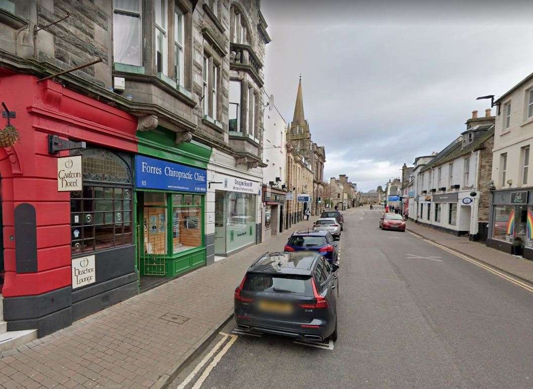 .Forres High Street.