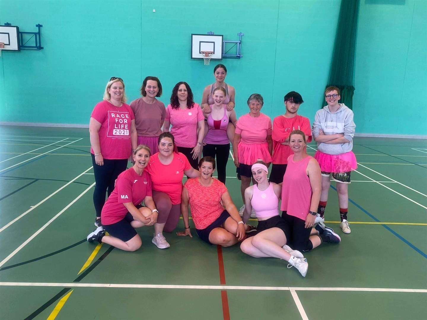 Team Forres Ball Busters was formed from netball sessions at Forres House.