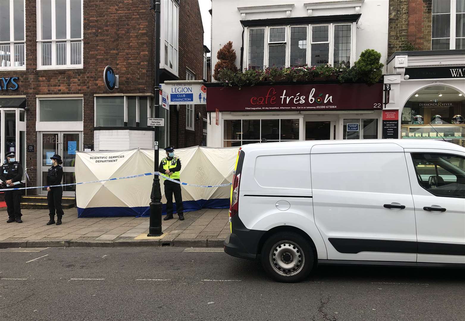 Police said four people have been arrested in connection with the incident (Brian Farmer/PA)