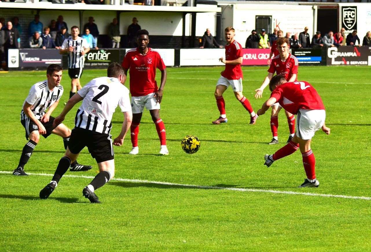 Deveronvale played Fraserburgh for the third time this season. Picture: Michael Cox