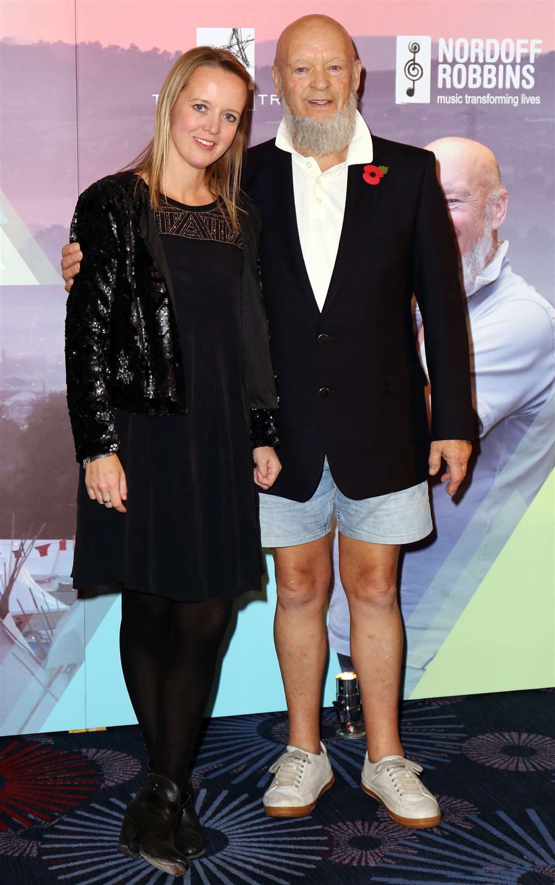 Michael Eavis with his daughter Emily (Chris Radburn/PA)