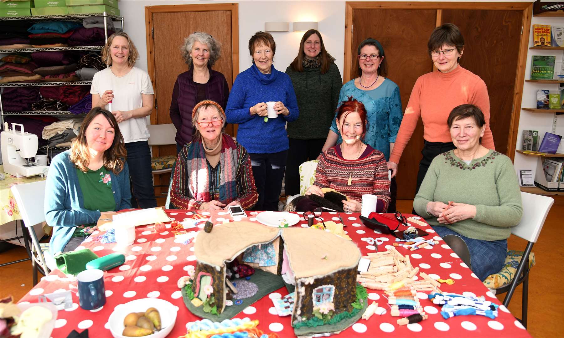 Many community groups are run at Transition Town Forres including 'Make and Mend'.