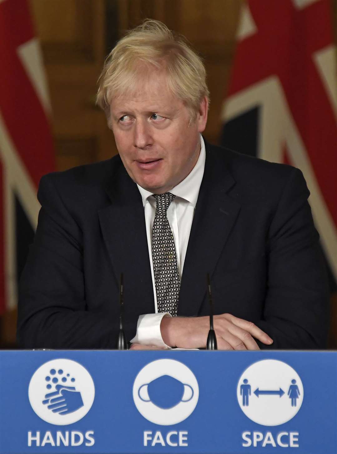 Prime Minister Boris Johnson told those clinically vulnerable to the virus to ‘minimise their contact with others’ (Alberto Pezzali/PA)