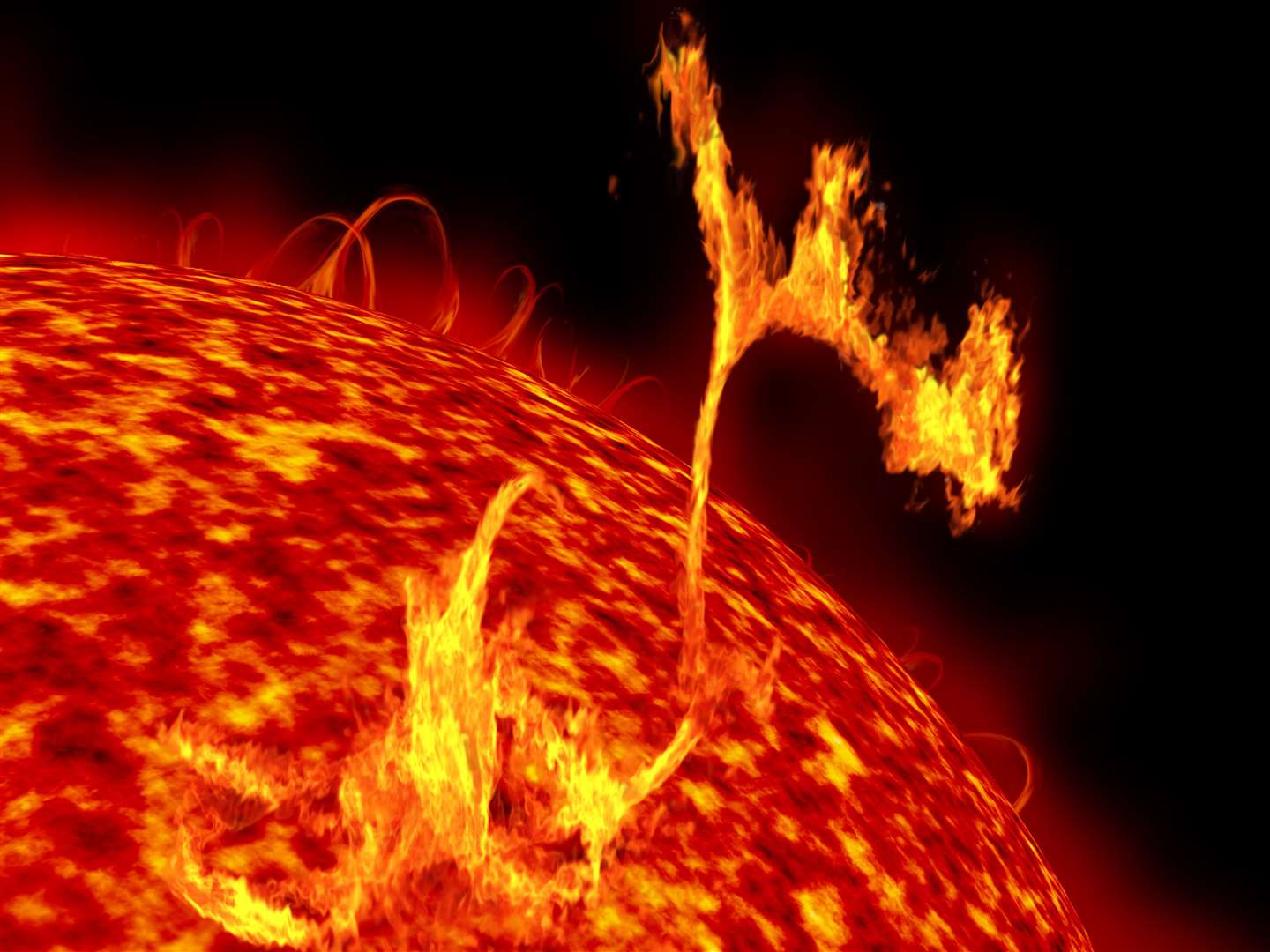 Nine such solar events have been identified by scientists (Alamy/PA)