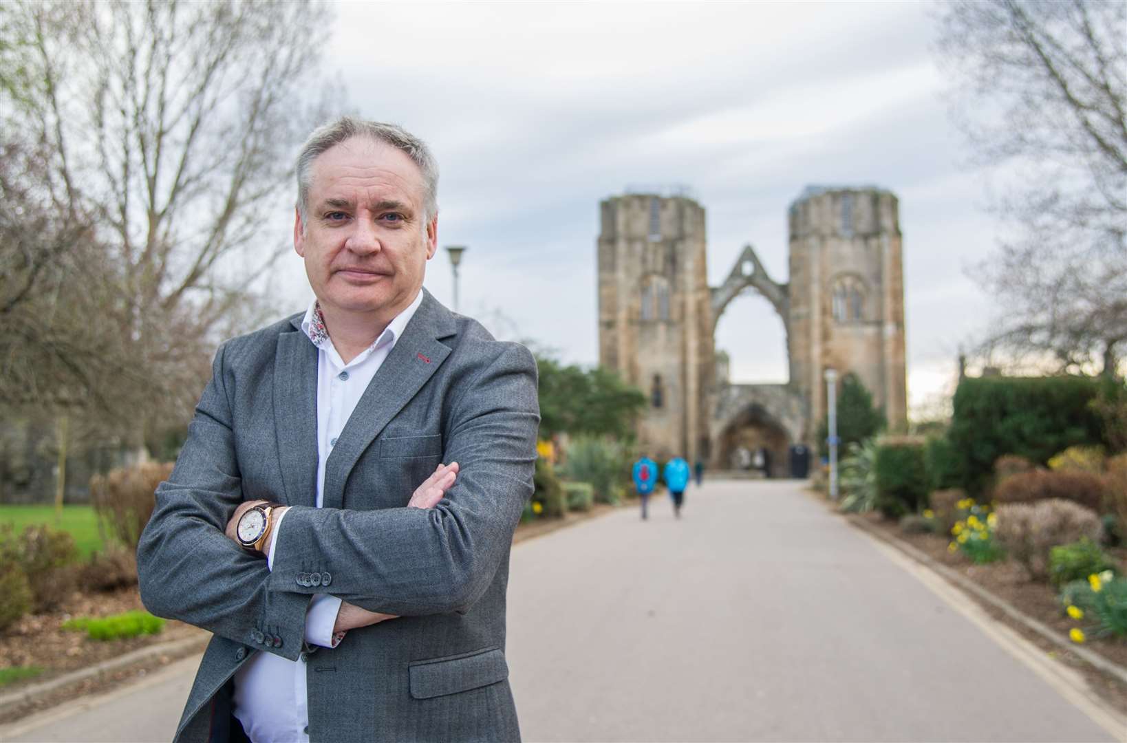Richard Lochhead pictured at Elgin Cathedral. Picture: Becky Saunderson