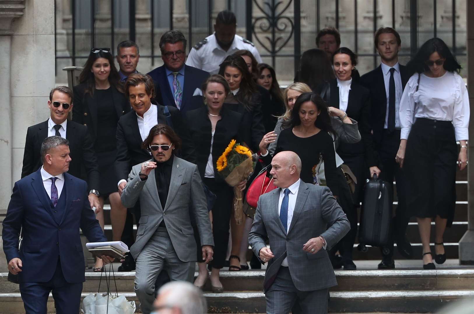 Johnny Depp attended the trial held over three weeks at the Royal Courts of Justice in London (Yui Mok/PA)
