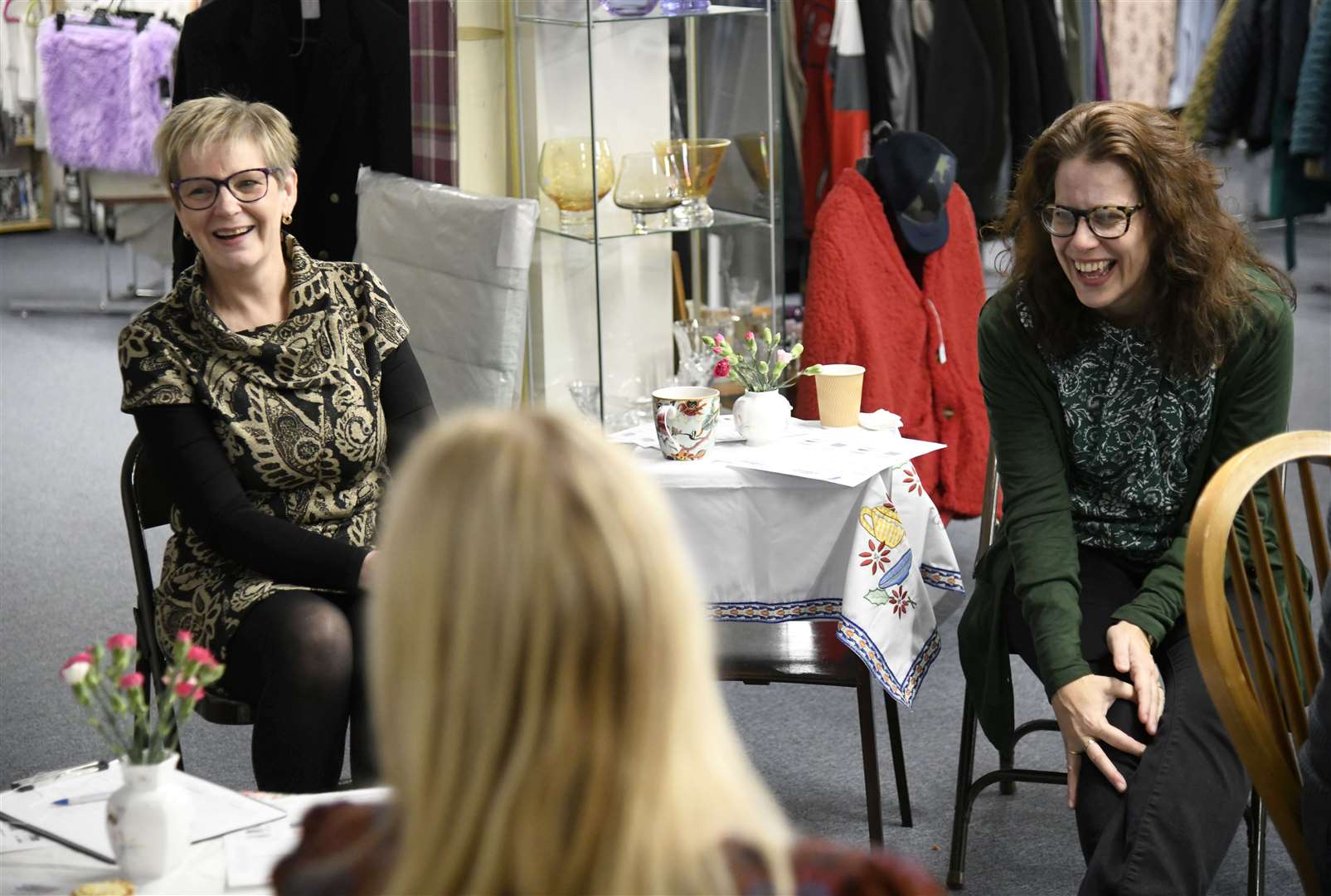 General and Business Development Manager Shona Radojkovic and Fiona McKenzie share a laugh. Picture: Beth Taylor