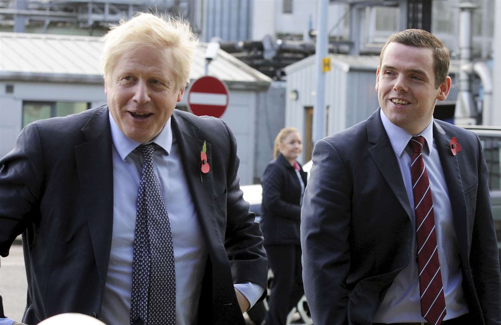 Douglas Ross has welcomed Prime Minister Boris Johnson to Moray on two separate occasions.