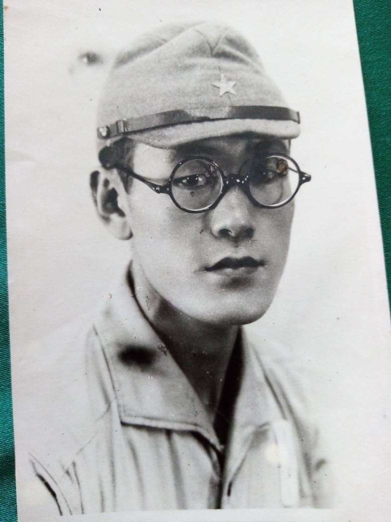 Hashimoto, a Japanese guard who Bill kept in touch with after the war.