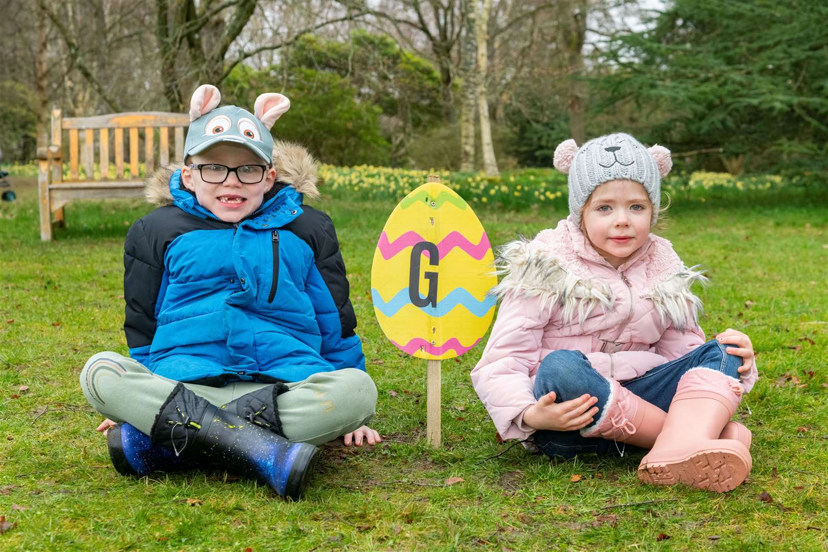 Jack and Lacey Shand at Brodie Castle's Easter Fun Day held at the Easter weekend...Picture: Beth Taylor