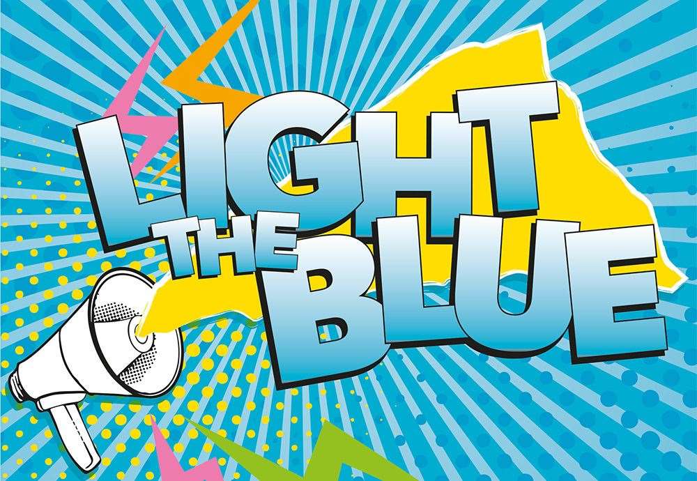 Light the Blue 2023 will focus on youth art.