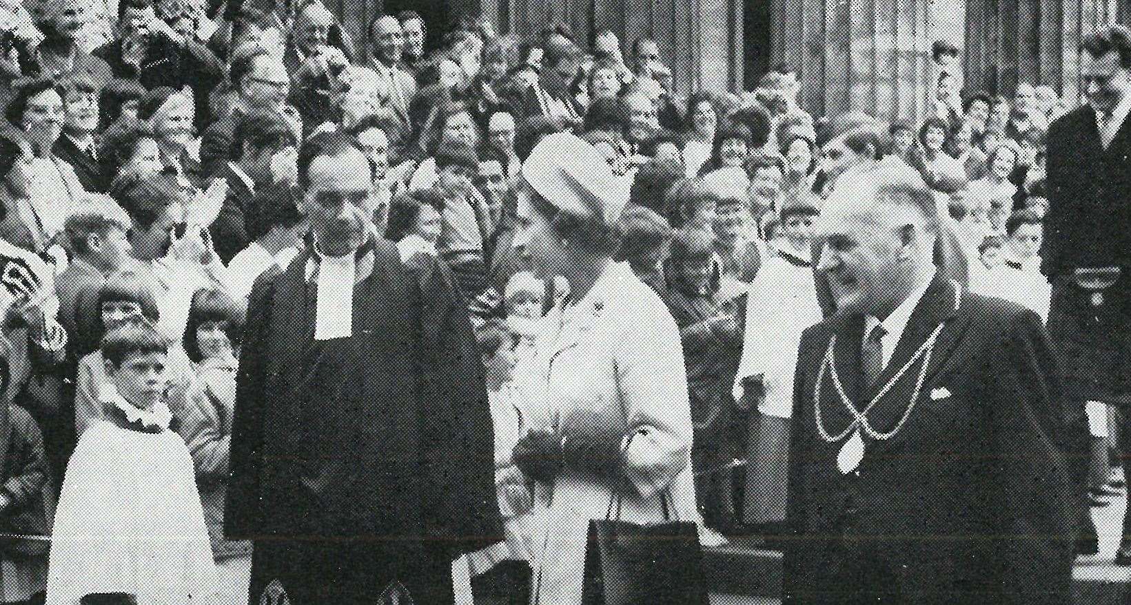 The service over, the Queen has a parting word with Reverend R J Henderson, who was known for his forthright views. Not long afterwards, the minister sparked national – and even international – comment after he said a 'Thank God for Whisky' prayer during a televised service at St Giles.