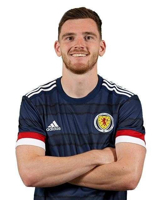 Scotland captain Andy Robertson. Scottish FA.