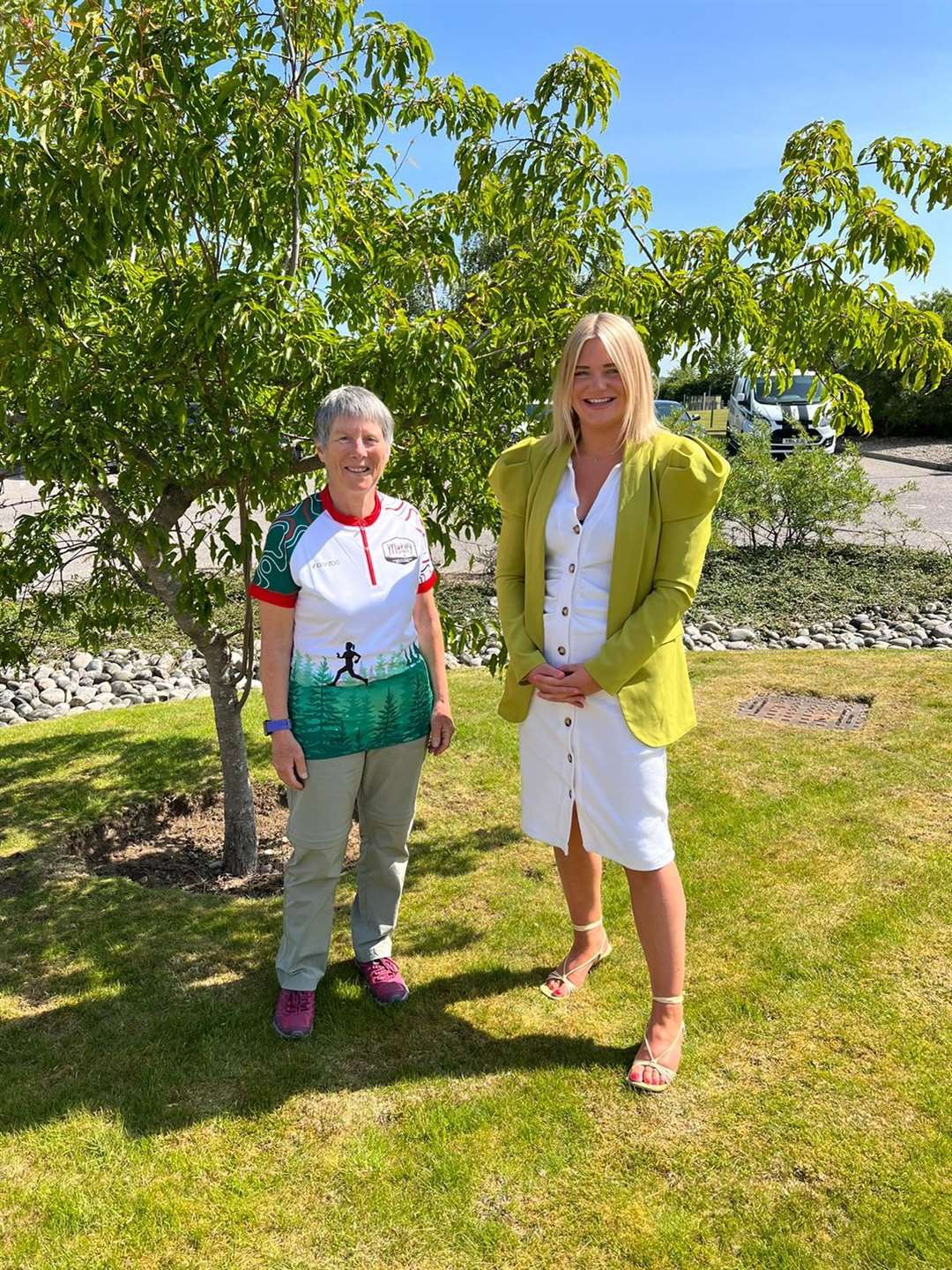 Event co-ordinator Elizabeth Furness (left) with Visit Moray Speyside CEO Gemma Cruickshank. Picture: Jayne MacGregor