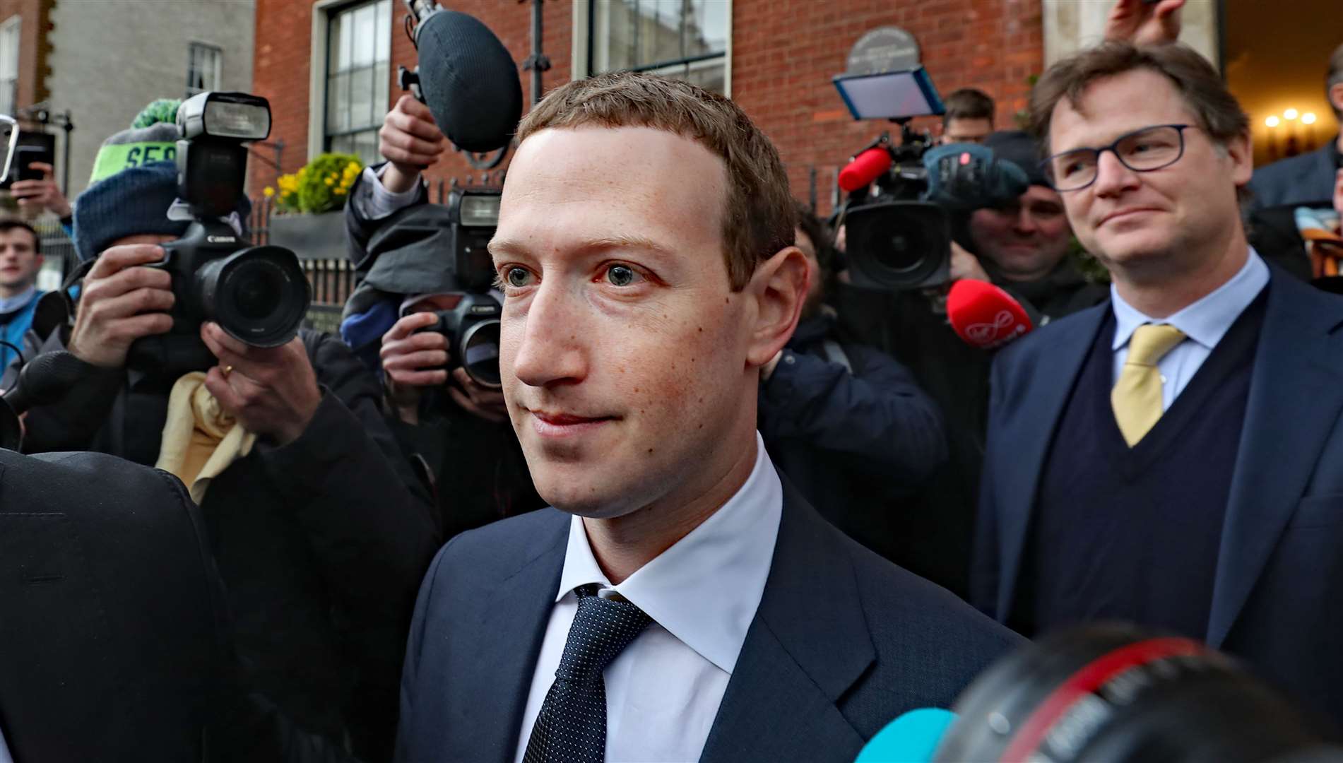 Mark Zuckerberg repeatedly said it was not Facebook’s role to be the ‘arbiter of truth’ (Niall Carson/PA)