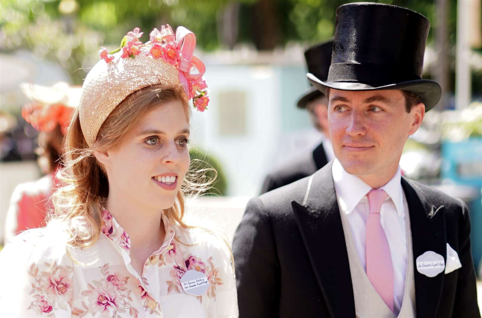 Princess Beatrice was at the races with her husband Edoardo Mapelli Mozzi (Aaron Chown/PA)
