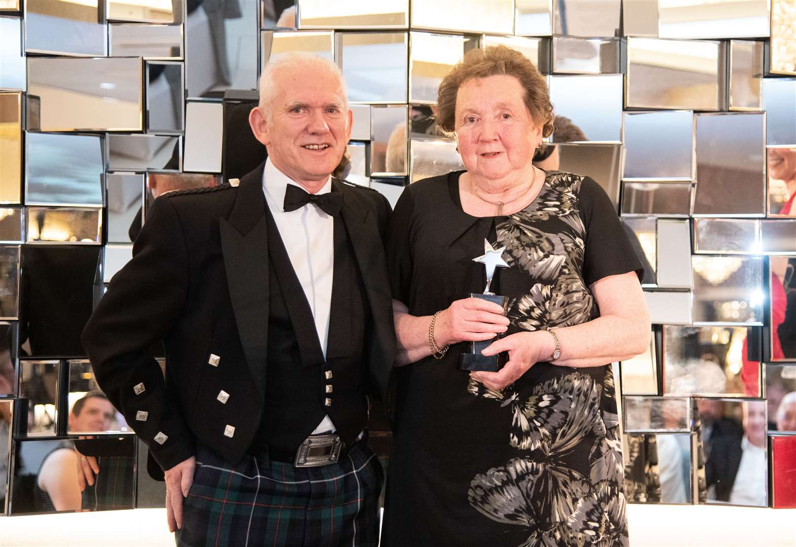 Winner of the Volunteer Award: Caroline Robertson..Presented by Frank Reid of Robertson Construction. ..Moray and Grampian Hero Awards 2022...Picture: Daniel Forsyth..