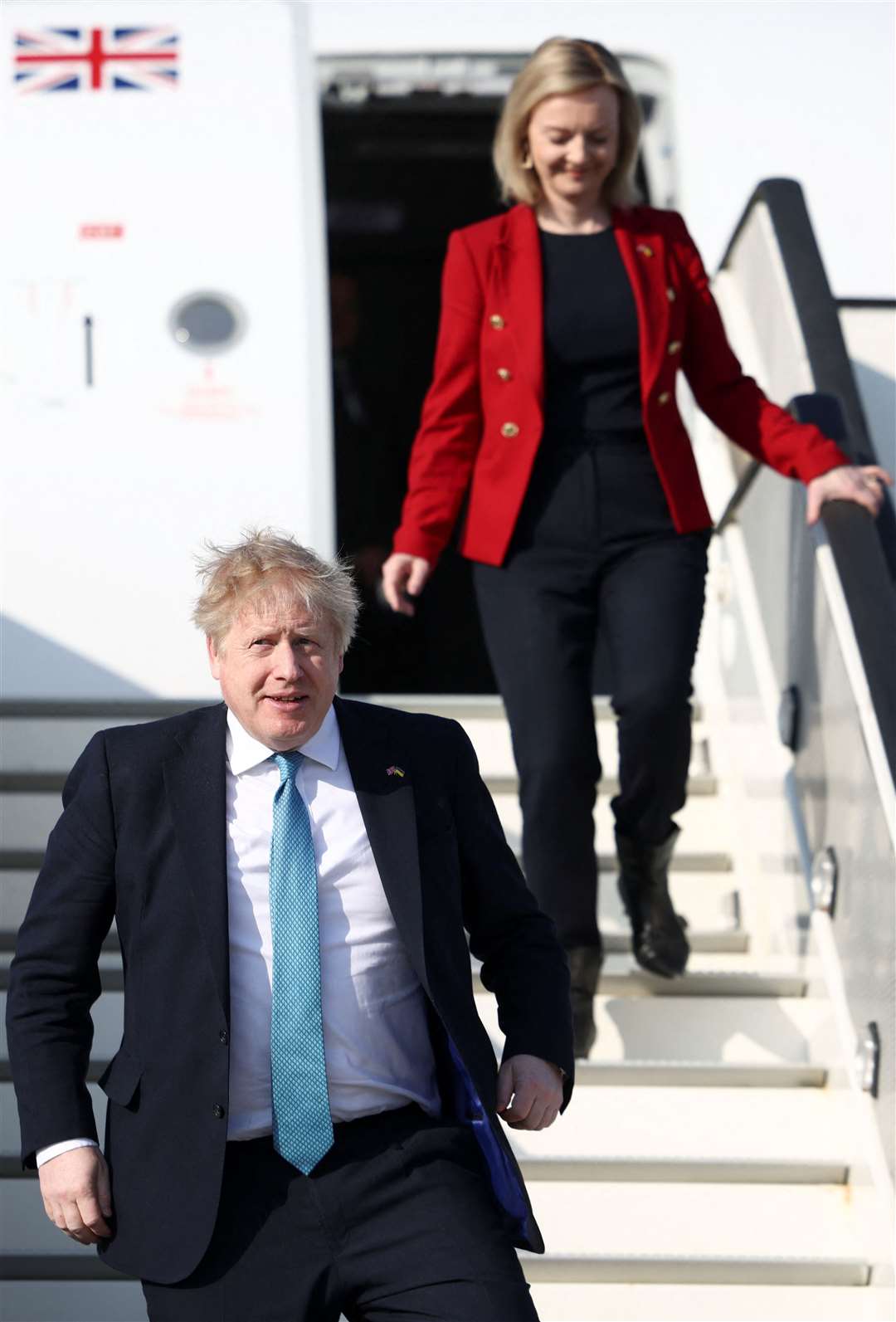 Prime Minister Boris Johnson and Foreign Secretary Liz Truss (Henry Nicholls/PA)