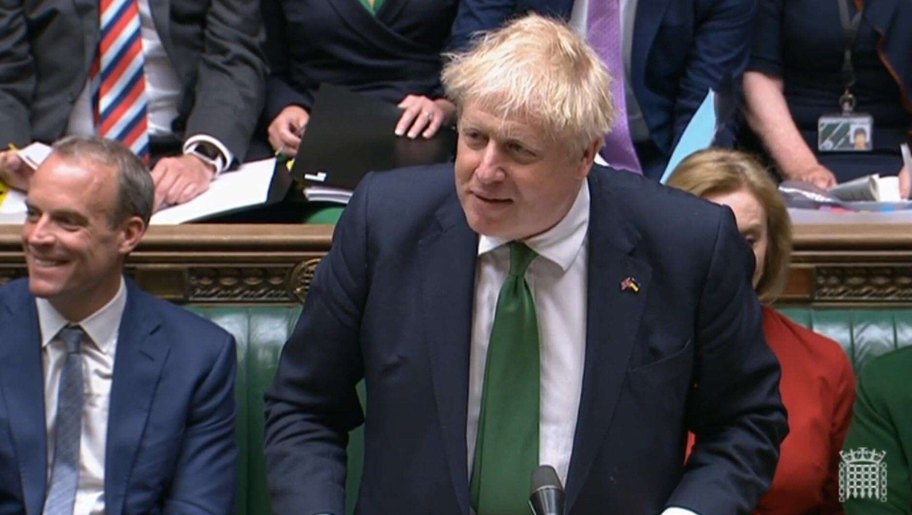 Boris Johnson defended his mission to ‘unite and level up’ and ‘unleash the potential of our entire country’ (House of Commons/PA)
