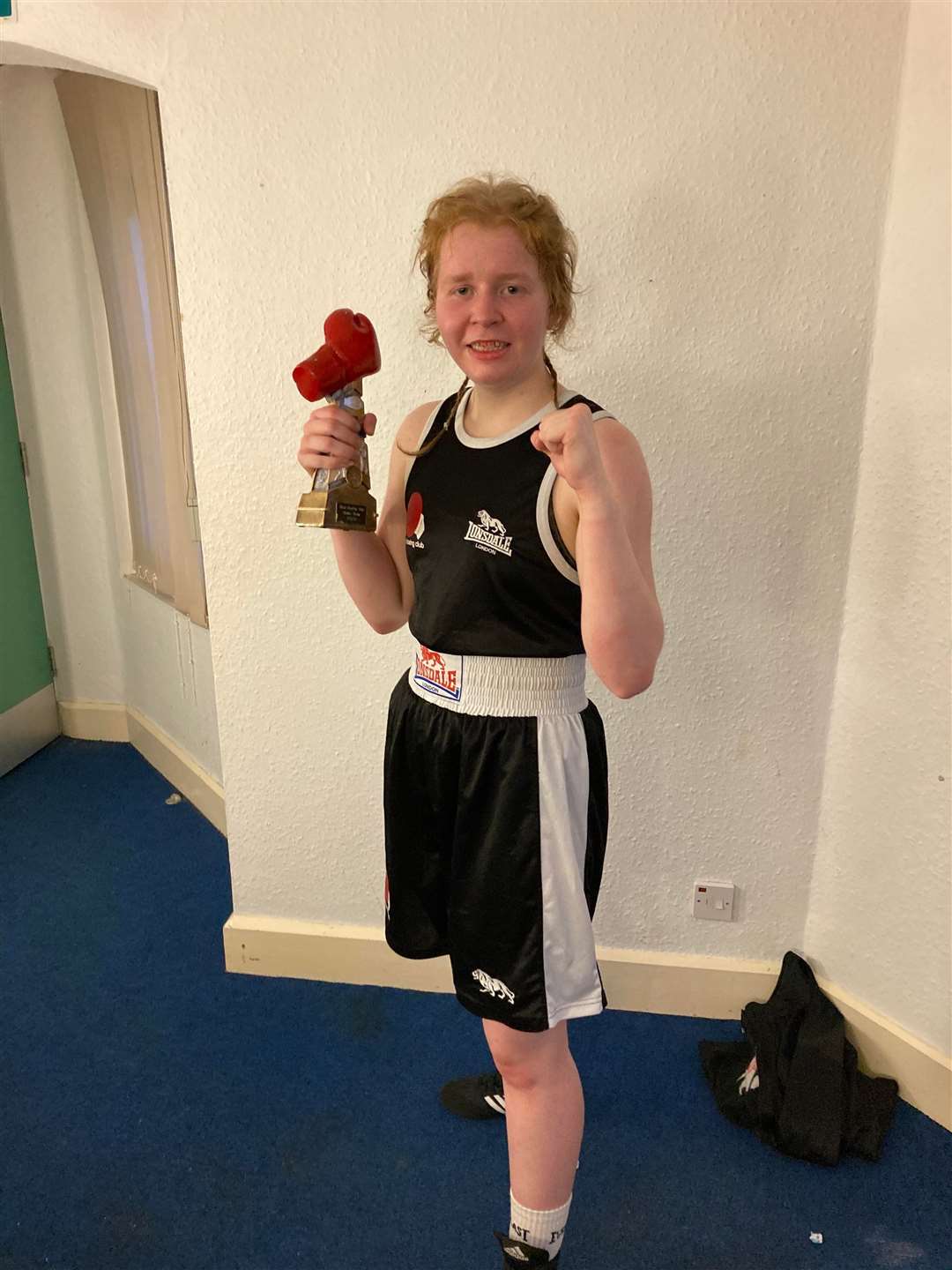 Faith Ross claimed her first competitive win in the ring