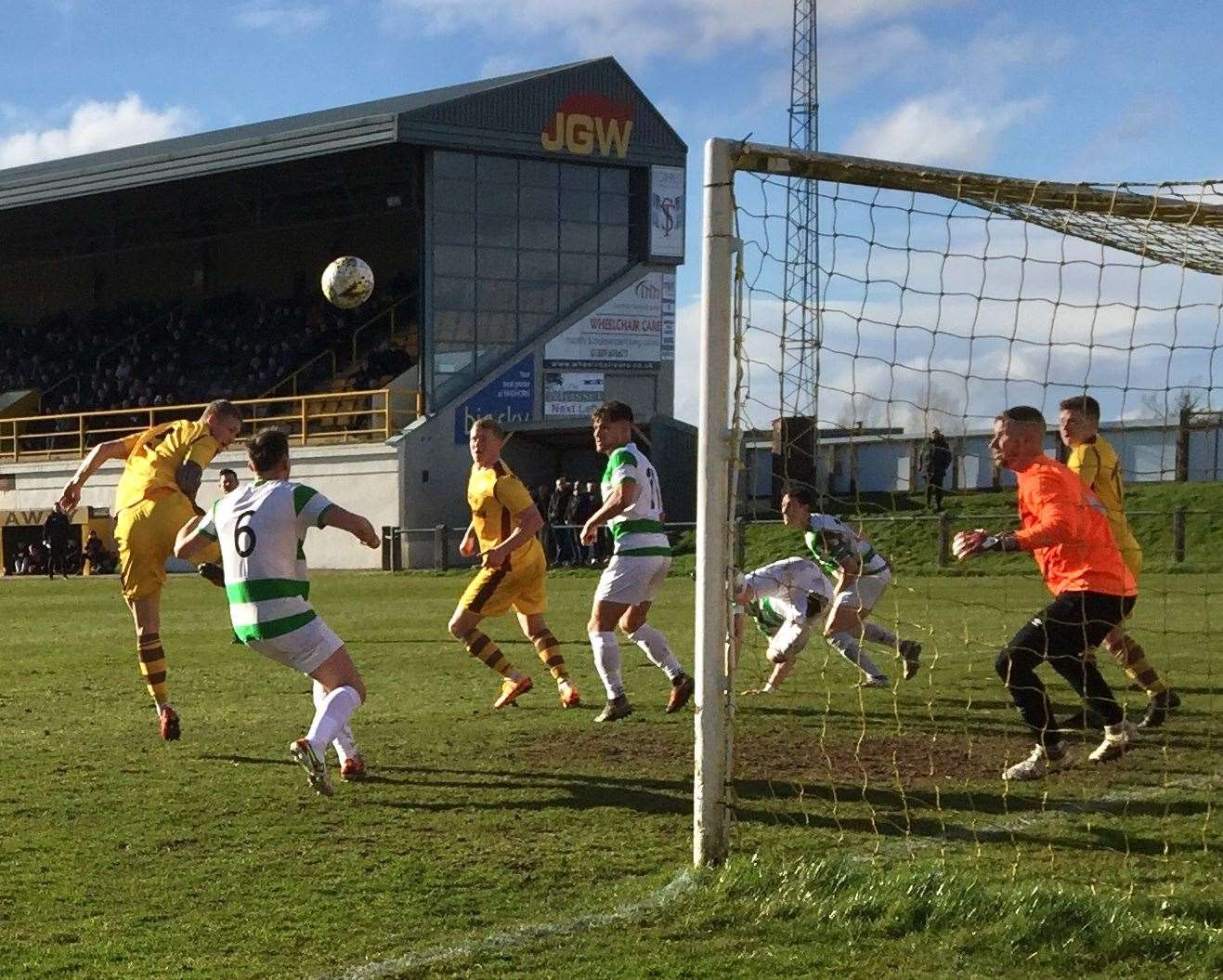 Forres last played in Saturday's League Cup semi-final against Buckie. Photo: George Rutherford.