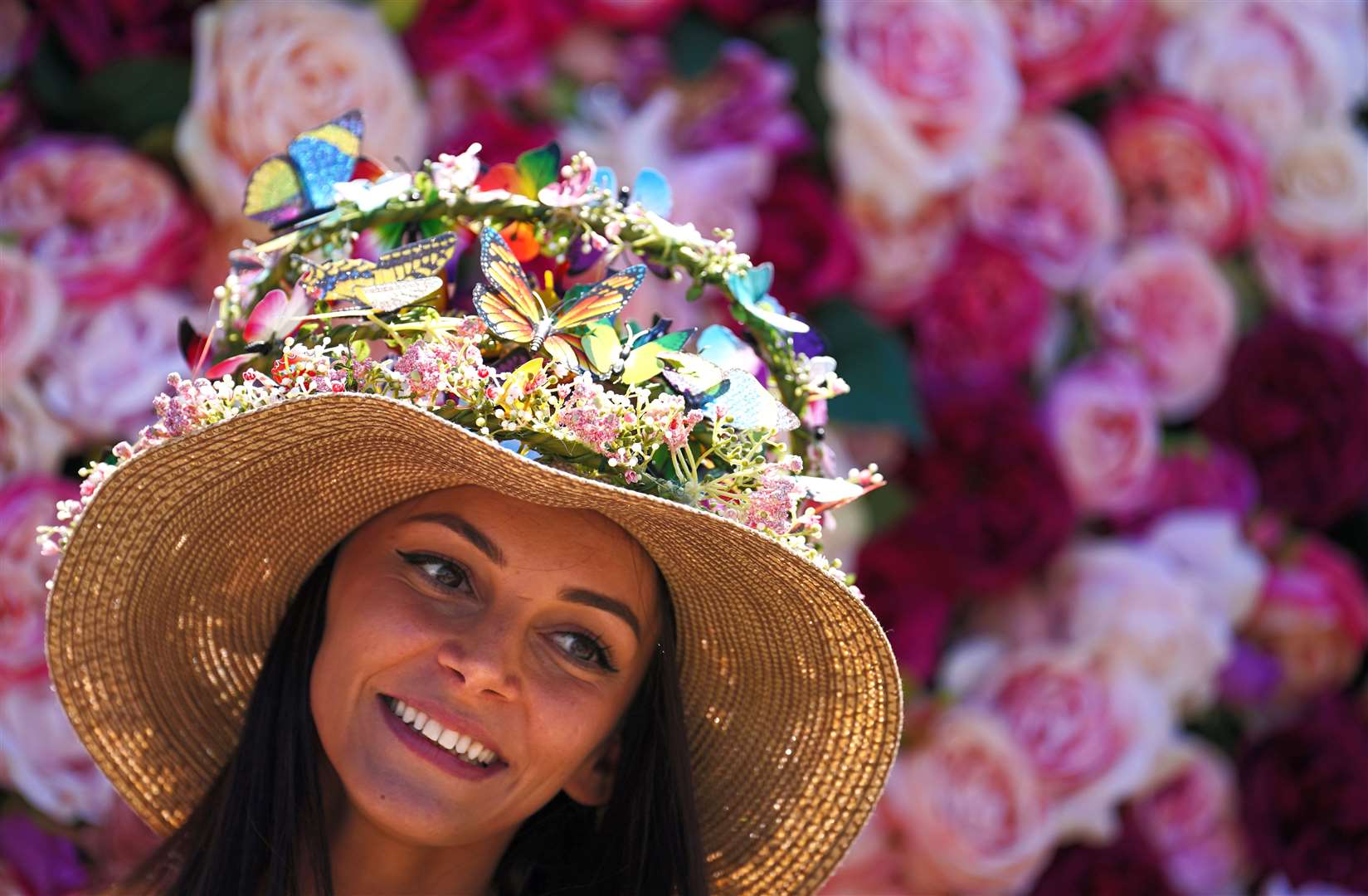 A stylish hat was essential at the races (David Davies/PA)