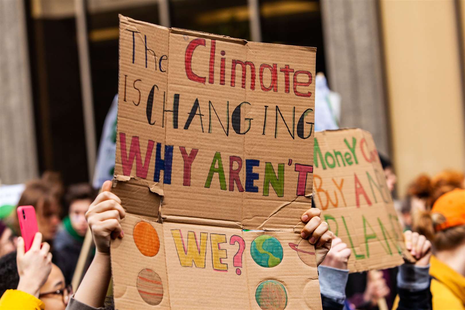 Young Climate Activists demonstrating for recognition of the the climate crisis. Picture: Adobe