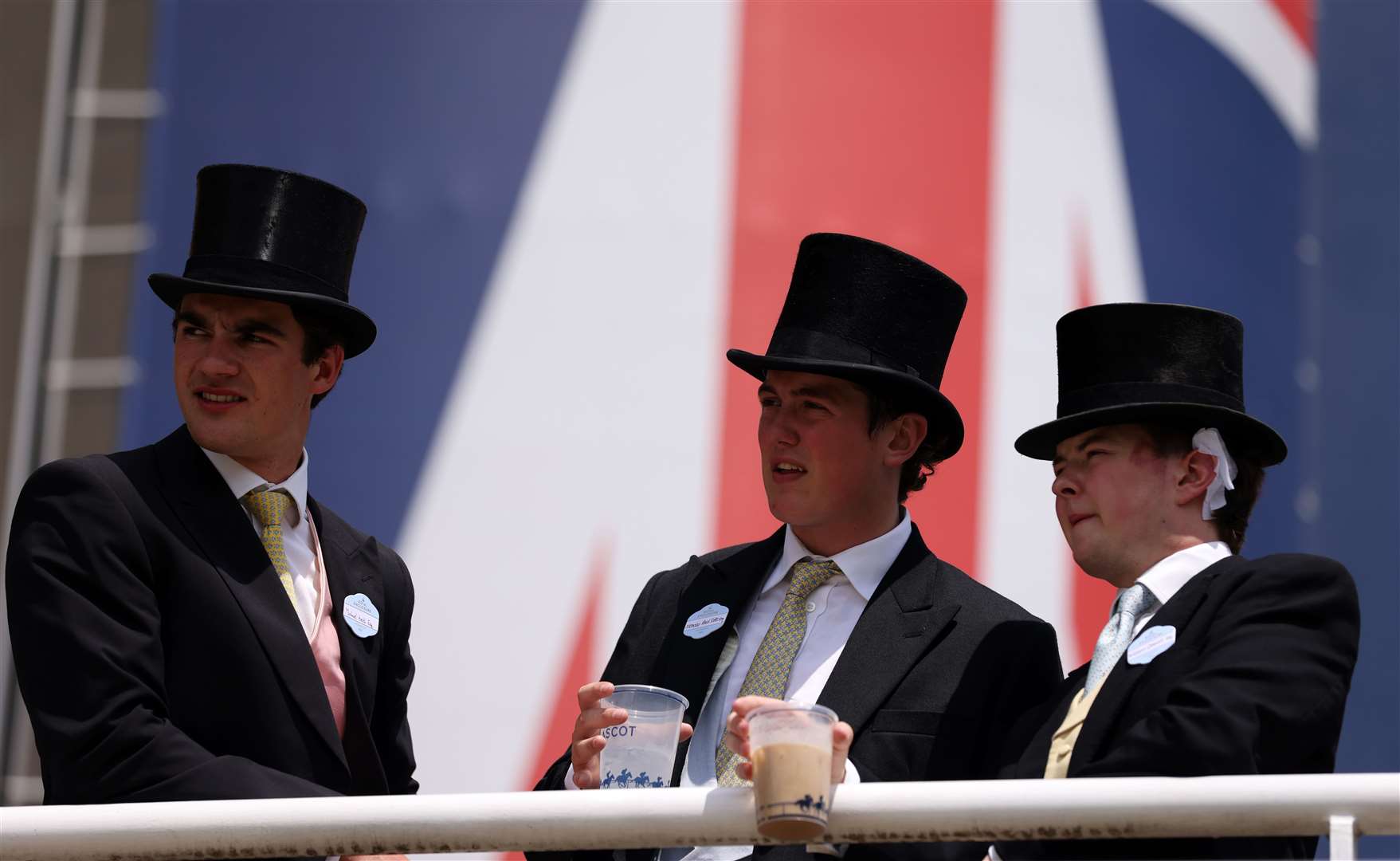 Racegoers during day two of Royal Ascot (Steven Paston/PA)