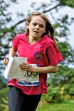 Scottish Junior Kathryn Barr who has organised orienteering courses for an event at Brodie Castle
