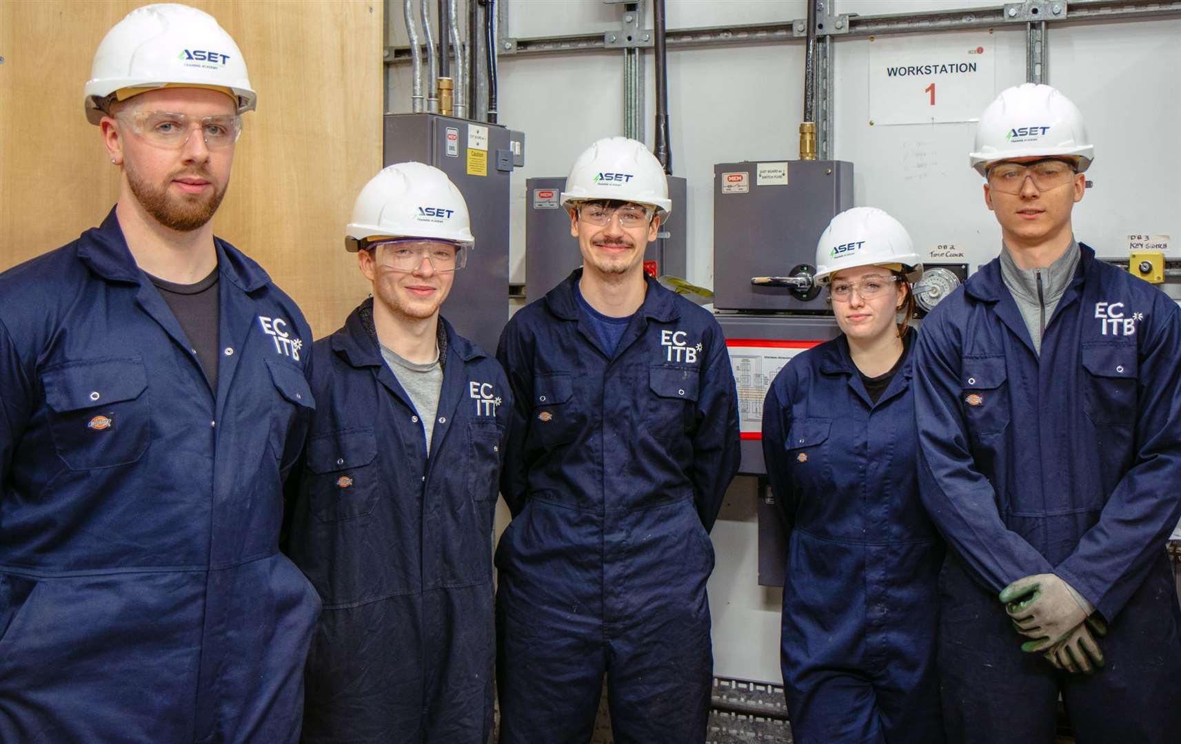 Wind Turbine Technician scholars are nearing the end of their course.