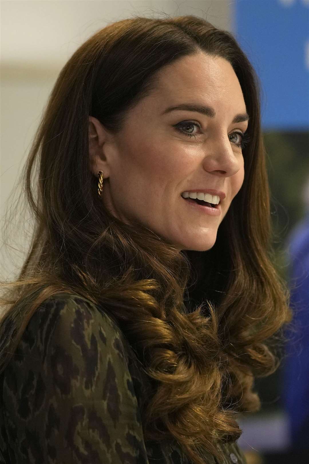 Kate toured the Shout text messaging service (Alastair Grant/PA)