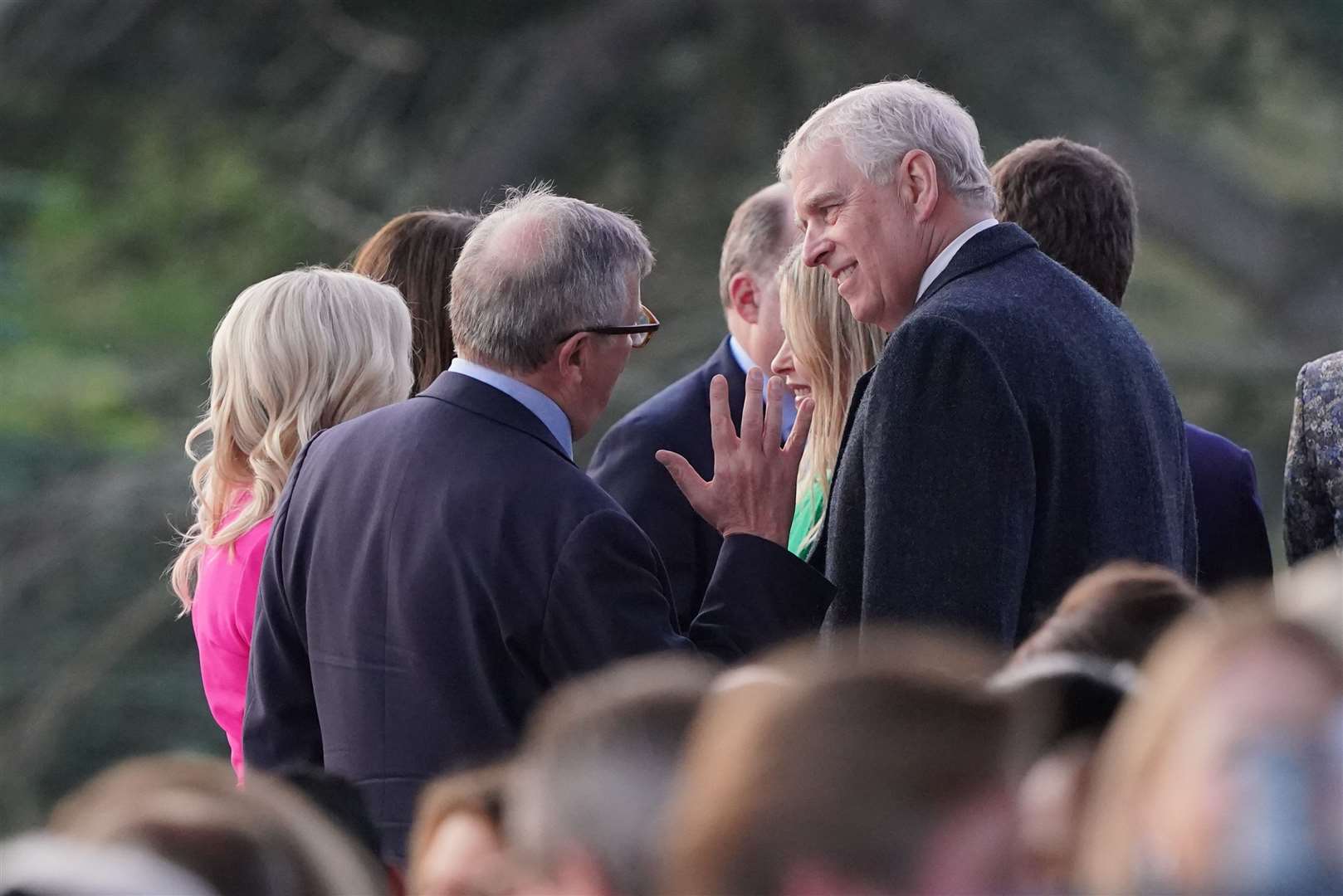 The Duke of York (right) attending the Coronation Concert held in the grounds of Windsor Castle in May (Jonathan Brady/PA)