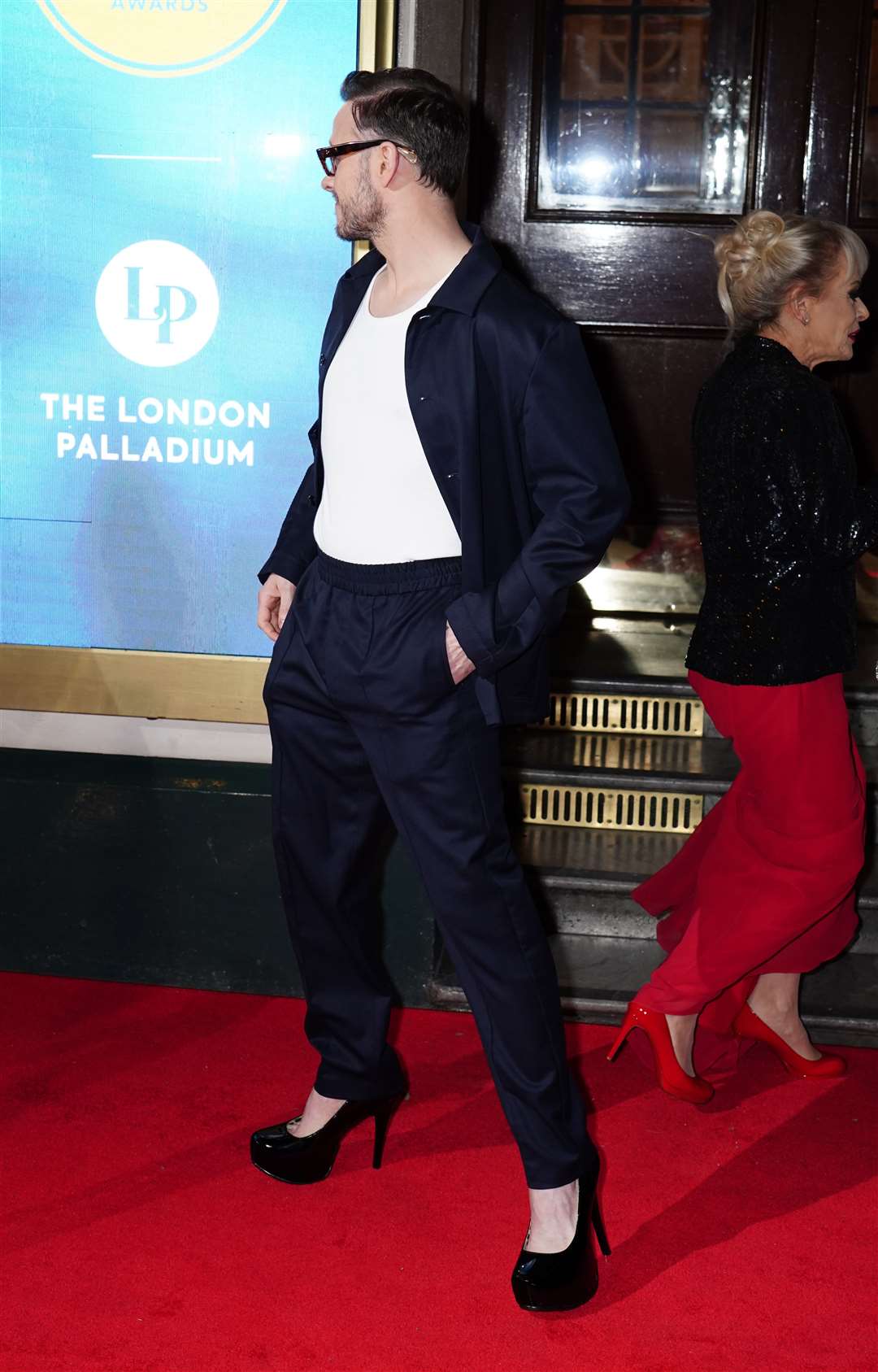 Kevin Clifton wearing high heels (Ian West/PA)